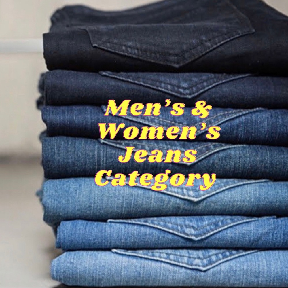 Men’s & Women’s Jeans CATEGORY ONLY!